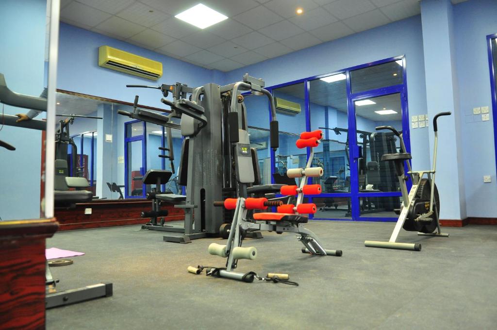 Fitness centrum a/nebo fitness zařízení v ubytování Al Bahjah Hotel