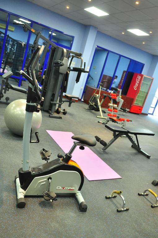 Fitness centrum a/nebo fitness zařízení v ubytování Al Bahjah Hotel