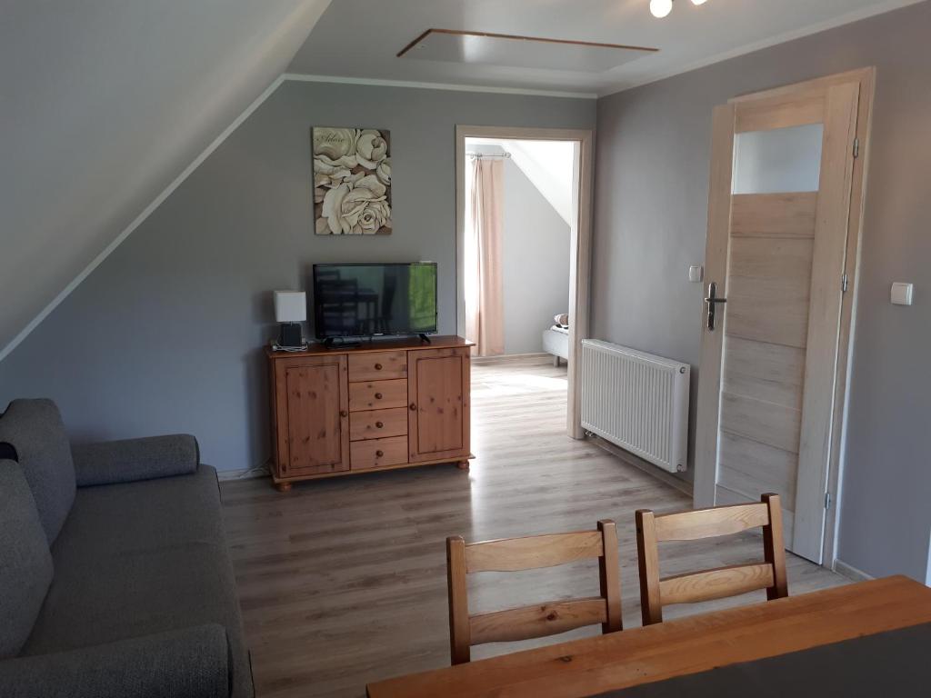 Kuchyňa alebo kuchynka v ubytovaní Apartamenty Otylka