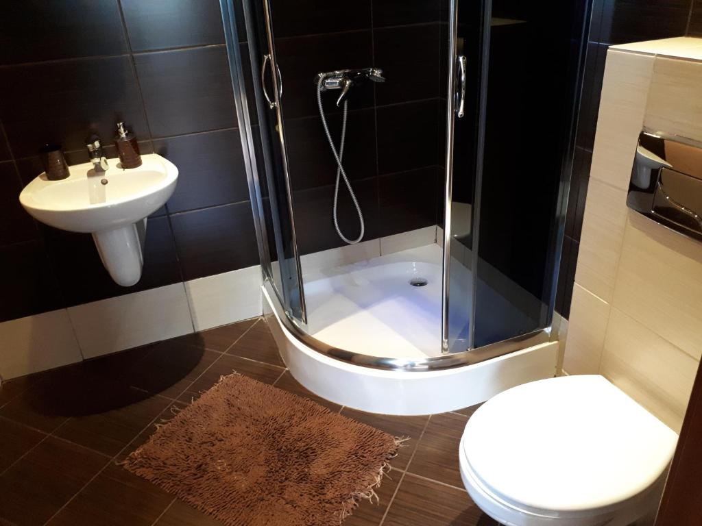 Kúpeľňa v ubytovaní Apartamenty Otylka