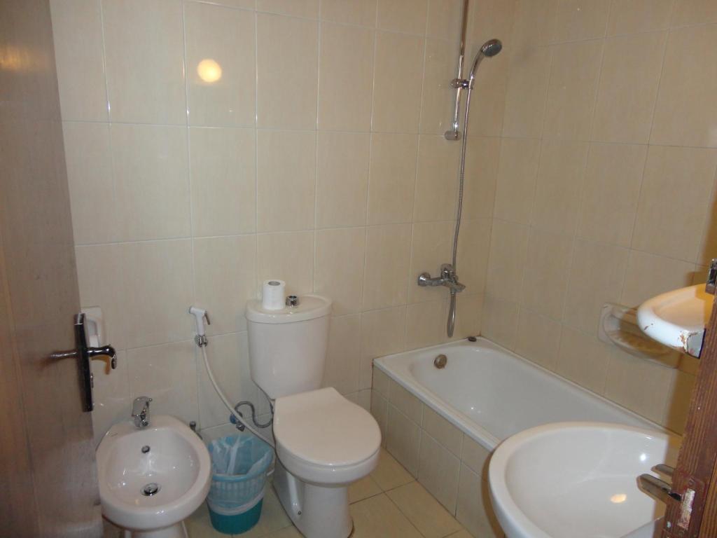 Koupelna v ubytování Al Qidra Hotel & Suites Aqaba
