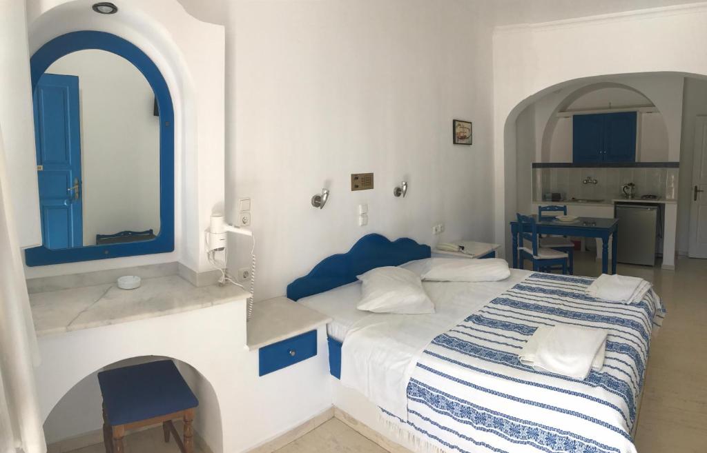 Voodi või voodid majutusasutuse Dioskouri Art Villas toas