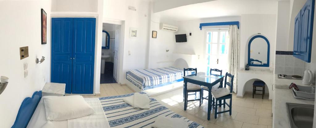 Voodi või voodid majutusasutuse Dioskouri Art Villas toas