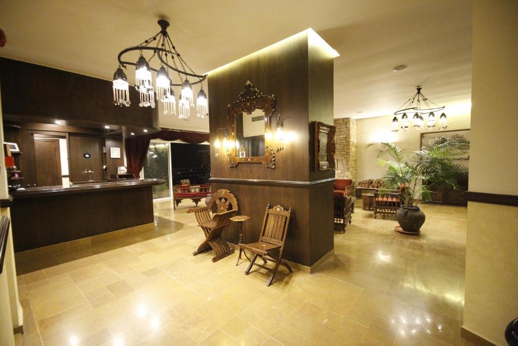 Kuchyň nebo kuchyňský kout v ubytování Quartier Suisse Hotel