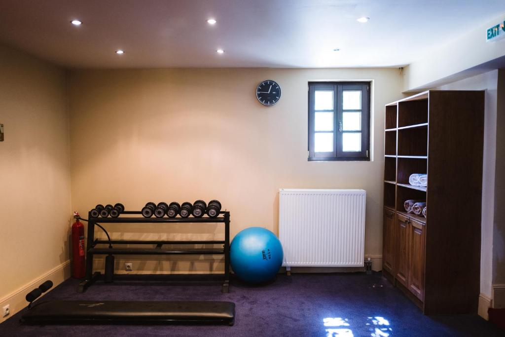 Posilňovňa alebo fitness centrum v ubytovaní Trikolonion Country Stemnitsa