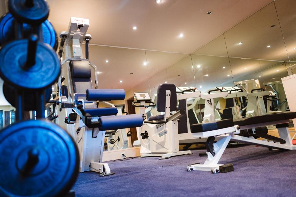 Posilňovňa alebo fitness centrum v ubytovaní Trikolonion Country Stemnitsa