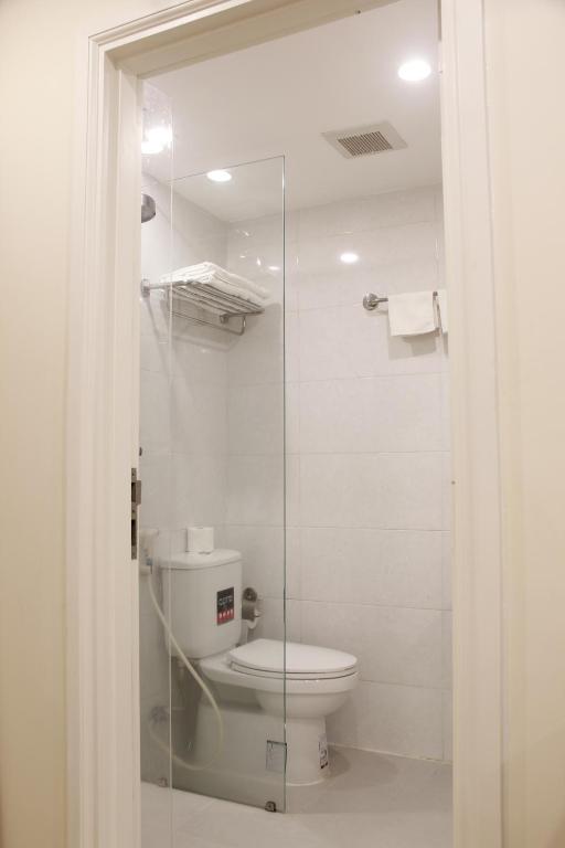 Koupelna v ubytování BX Apartment