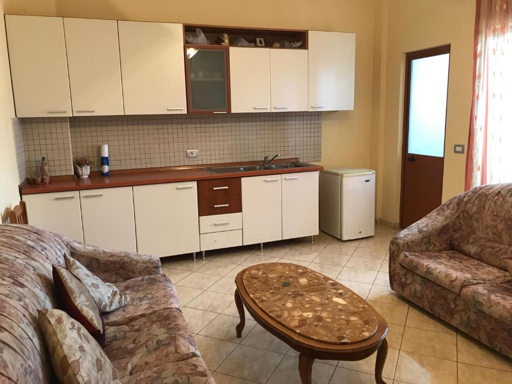 Kuchyň nebo kuchyňský kout v ubytování Guest House "Pisha"