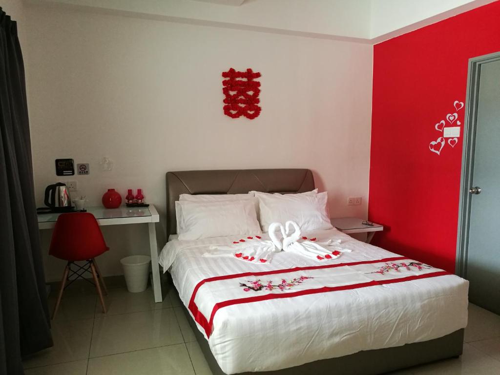 Postel nebo postele na pokoji v ubytování D' Cozy Inn