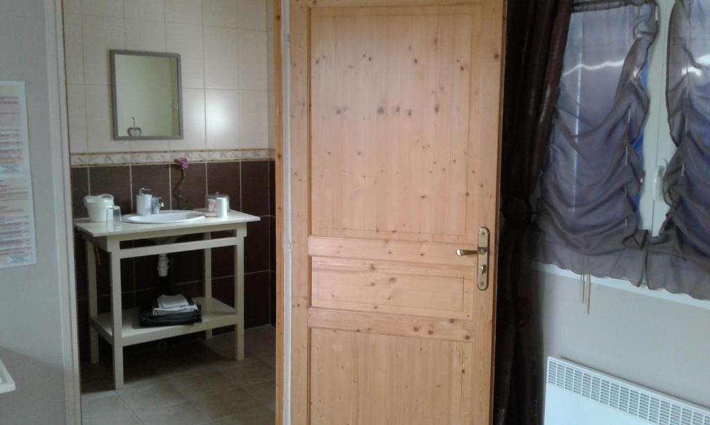 Postel nebo postele na pokoji v ubytování Chambre d'hotes Le Hamel
