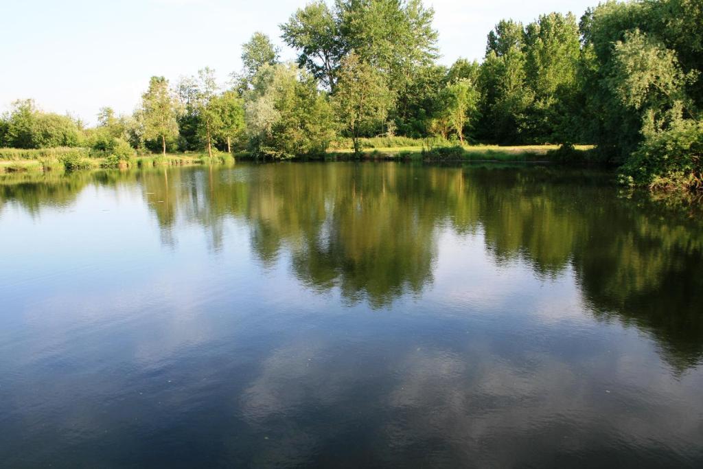 Výhled na řeku, která protéká v blízkosti bed and breakfast
