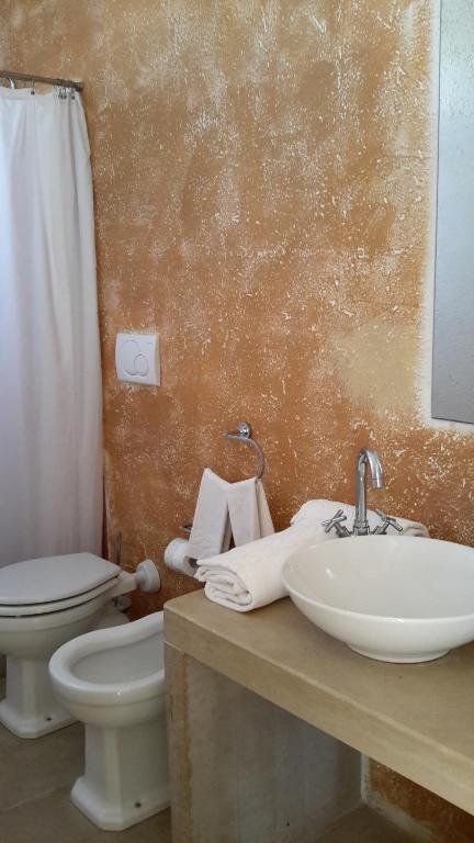 Koupelna v ubytování Masseria L'Antico Frantoio