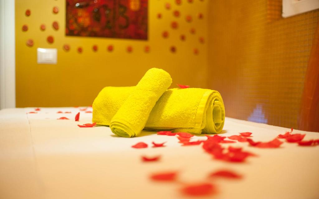 Postel nebo postele na pokoji v ubytování Vila Ada Hotel