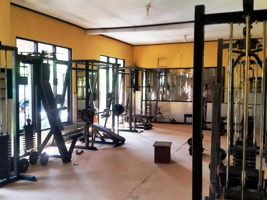 Fitness centrum a/nebo fitness zařízení v ubytování Doubleyou Homestay Pemuteran