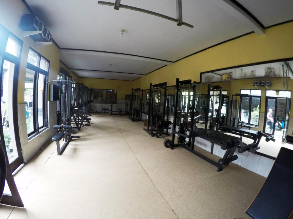 Fitness centrum a/nebo fitness zařízení v ubytování Doubleyou Homestay Pemuteran