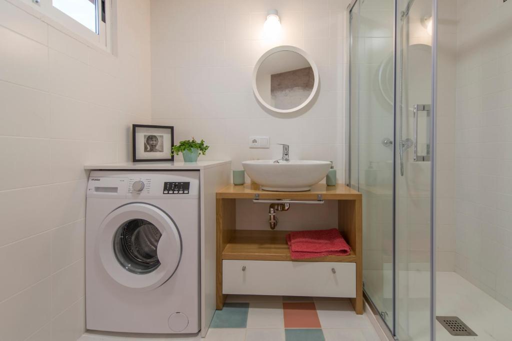 Koupelna v ubytování Apartamento Luscofusco