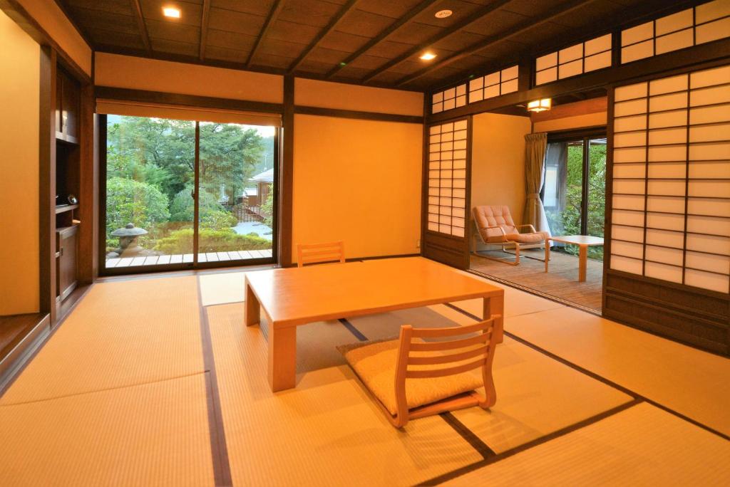 Posezení v ubytování Japanese Ryokan Seryo
