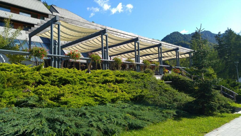 Zahrada ubytování Špik Alpine Resort