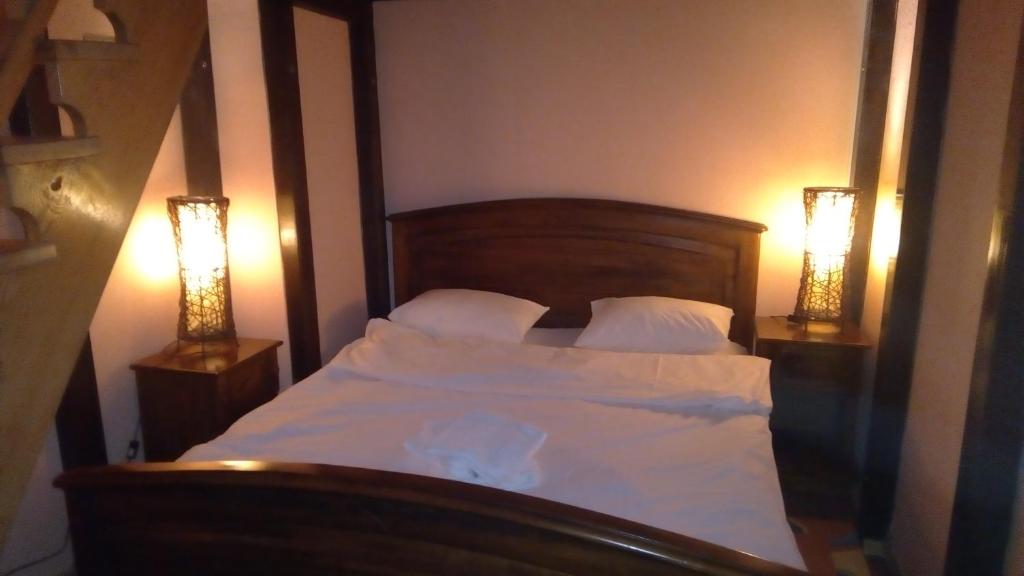 Postel nebo postele na pokoji v ubytování Apartament Central Adriana