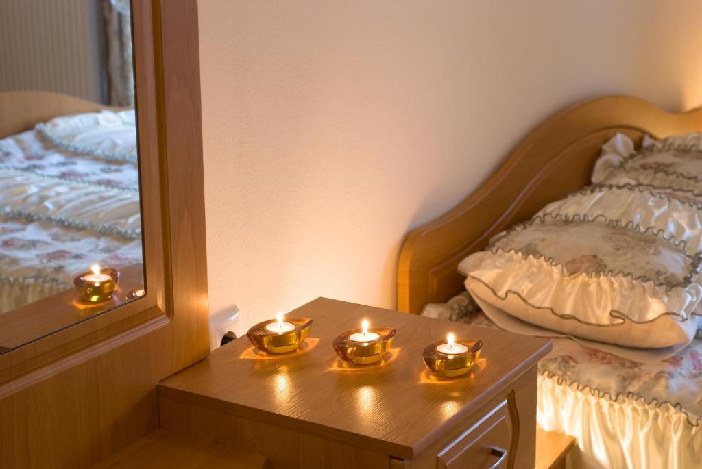 Postel nebo postele na pokoji v ubytování Rooms Nancy