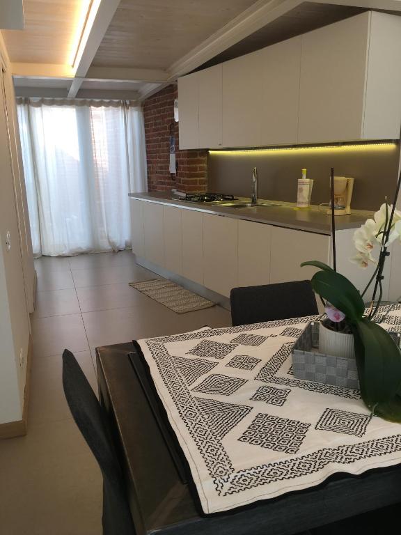 Kuchyň nebo kuchyňský kout v ubytování Alla Corte dei Bertoli SPA