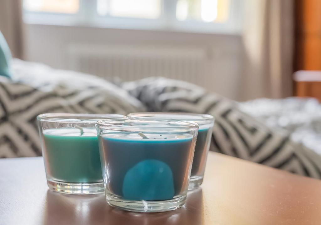 Nápoje v ubytování MoMi Apartament Blonia Szczecin Herbowa