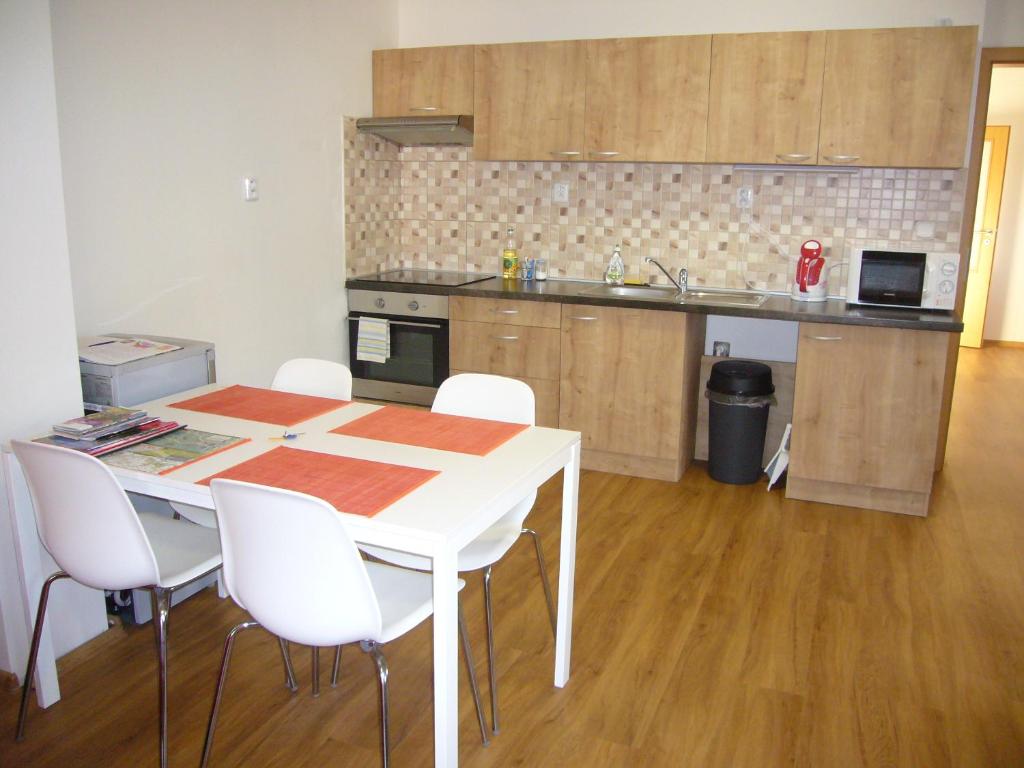 Kuchnia lub aneks kuchenny w obiekcie Bohemica Apartments
