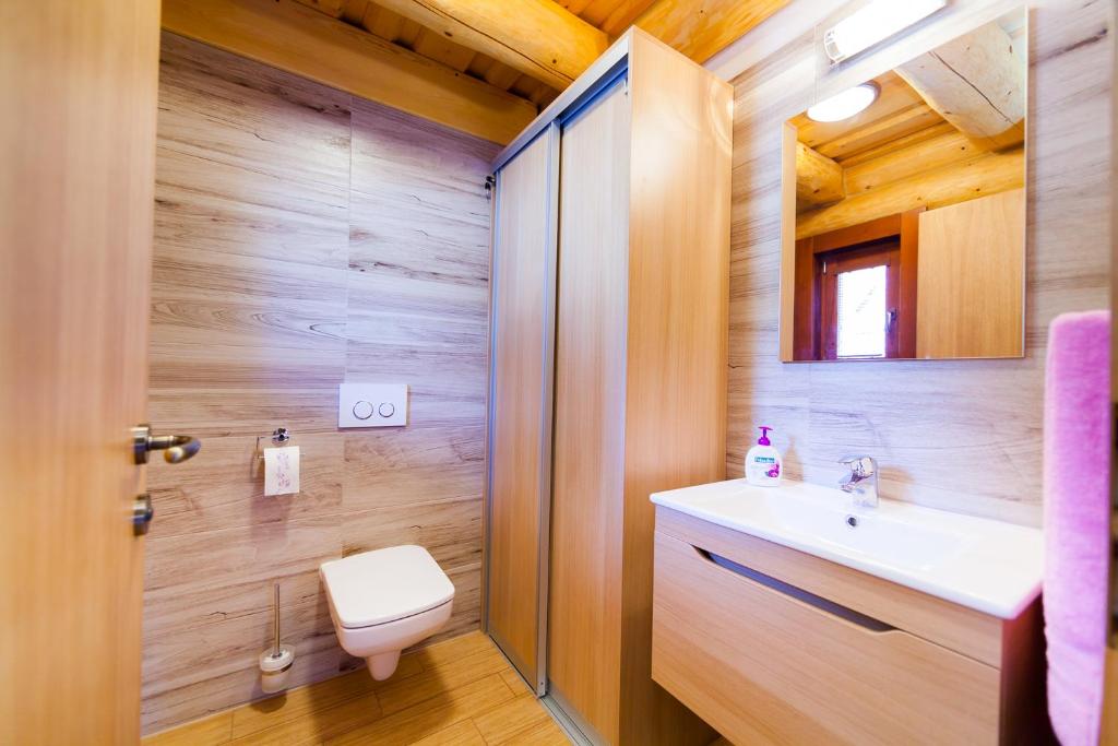 Koupelna v ubytování Relax Apartmany