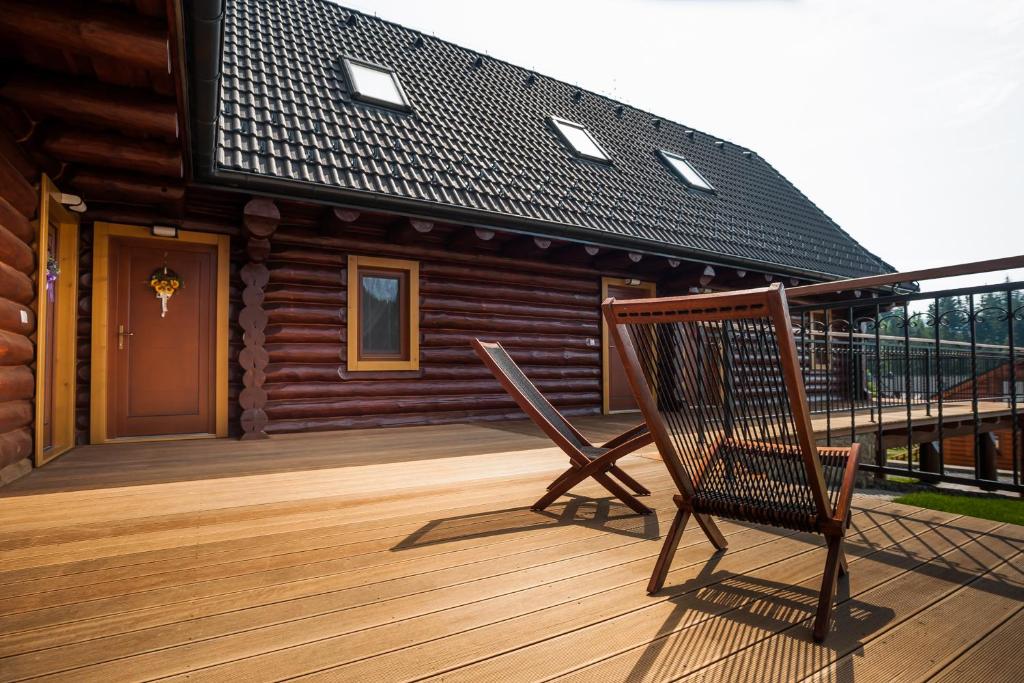 Balkón nebo terasa v ubytování Relax Apartmany