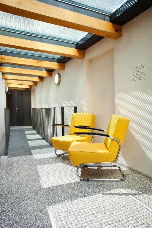 Posezení v ubytování Bellevue Hotel Benešov