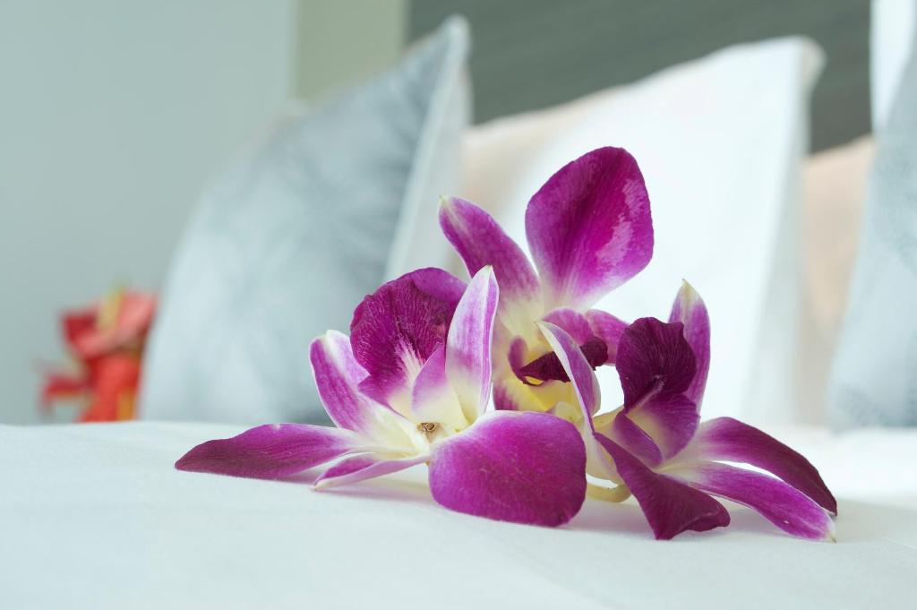 Una cama o camas en una habitación de Pullman Kuching