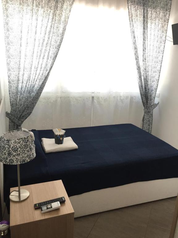 A bed or beds in a room at Aquarius Rome