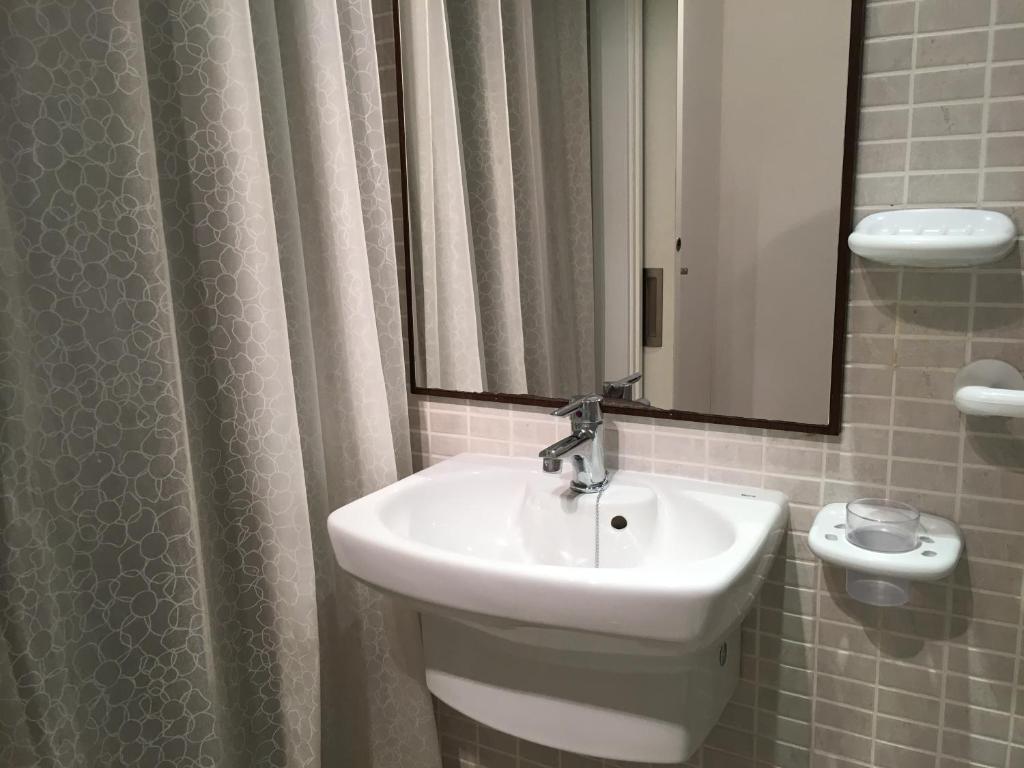 Kúpeľňa v ubytovaní Apartaments Muntaner I