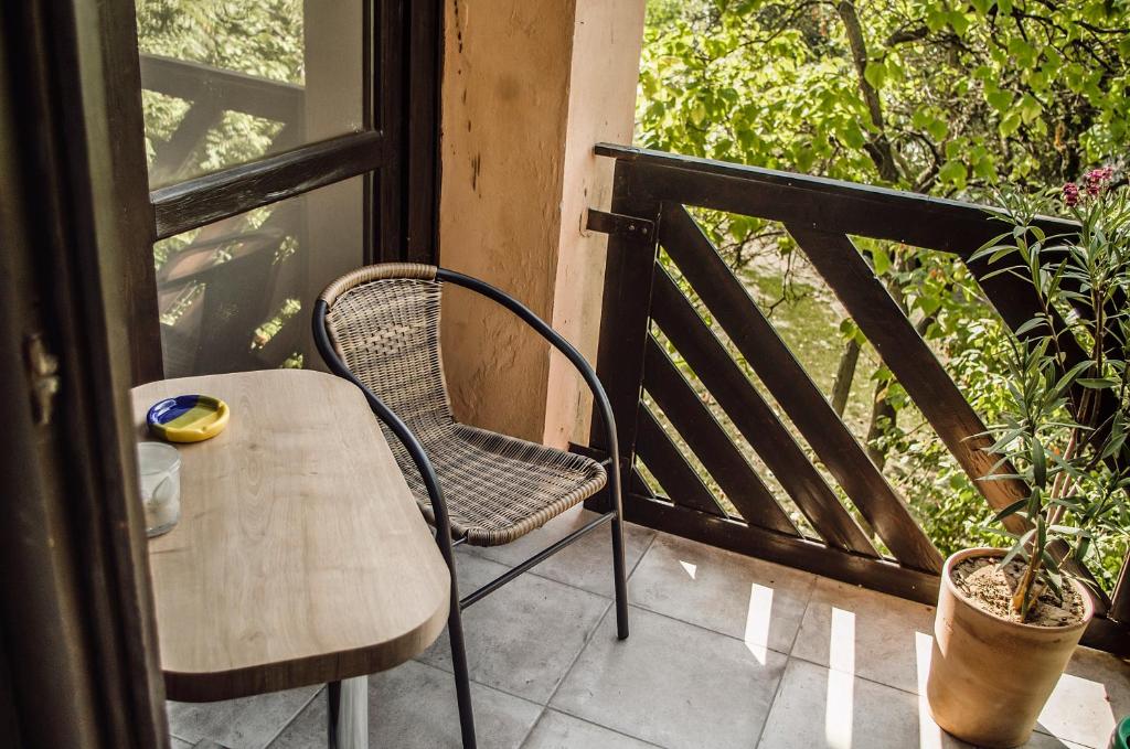 Balkón alebo terasa v ubytovaní Balokány apartman