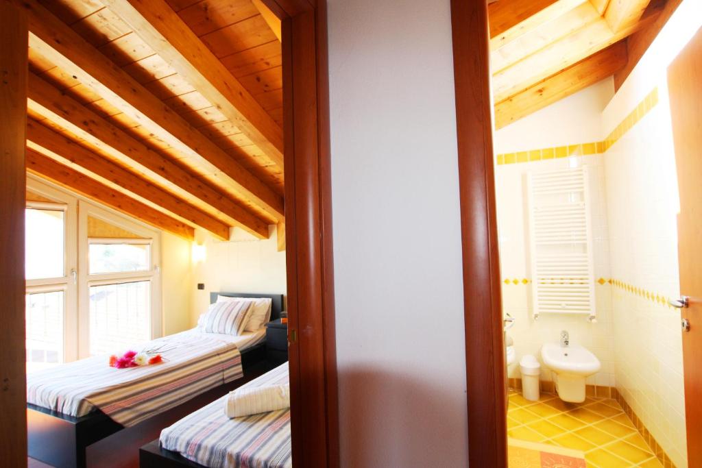 Postel nebo postele na pokoji v ubytování Apartment Theresa