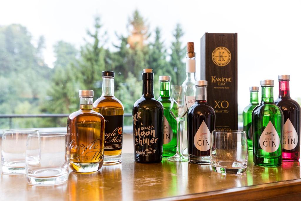 Nápoje v ubytování Boutiquehotel Bergvilla