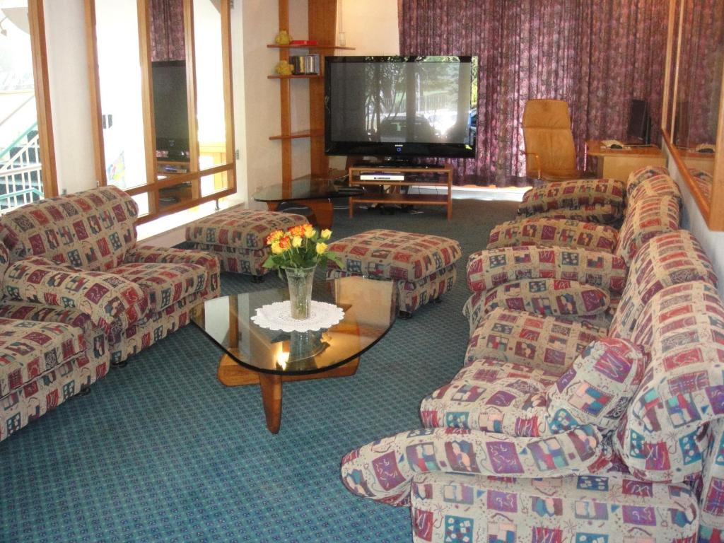 Posezení v ubytování Terrassenhotel Reichmann