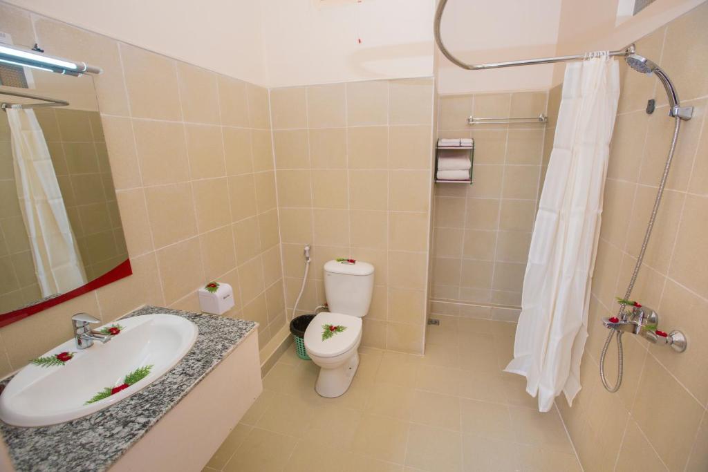 Koupelna v ubytování Inle Apex Hotel
