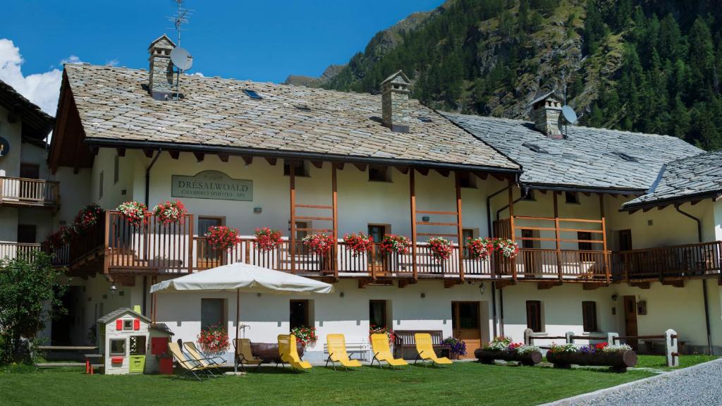 Budova, kde se bed and breakfast nachází