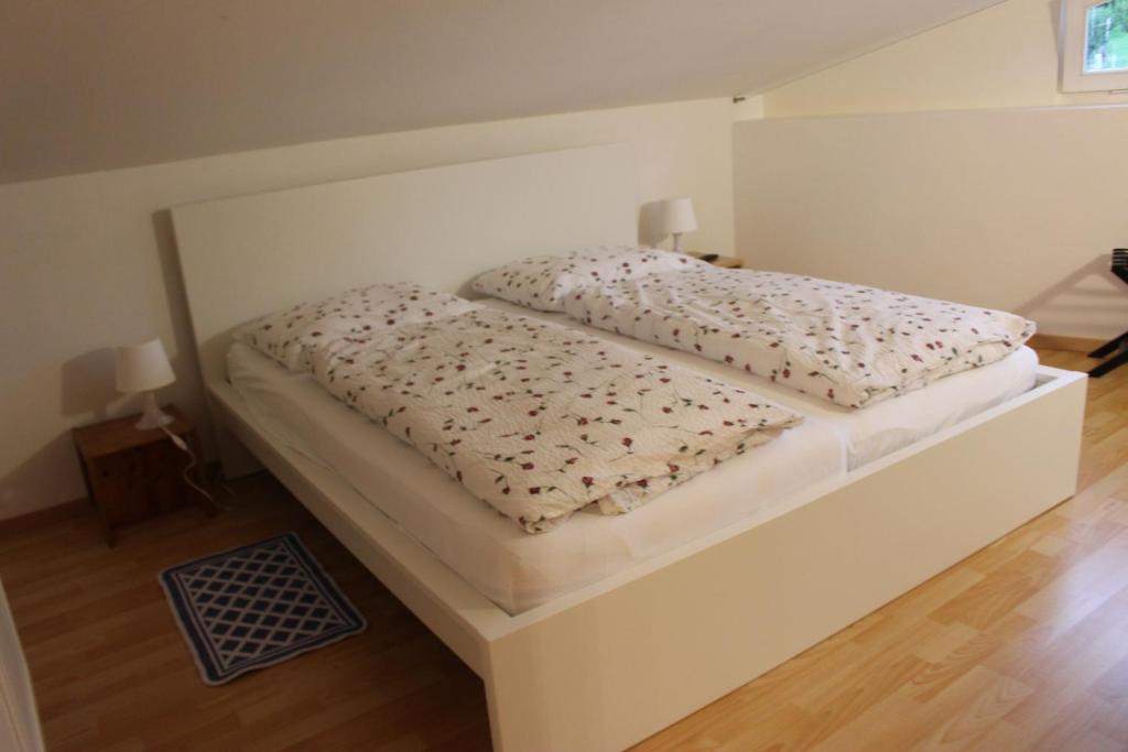 Postel nebo postele na pokoji v ubytování Haus Ilse & Karl Heinz