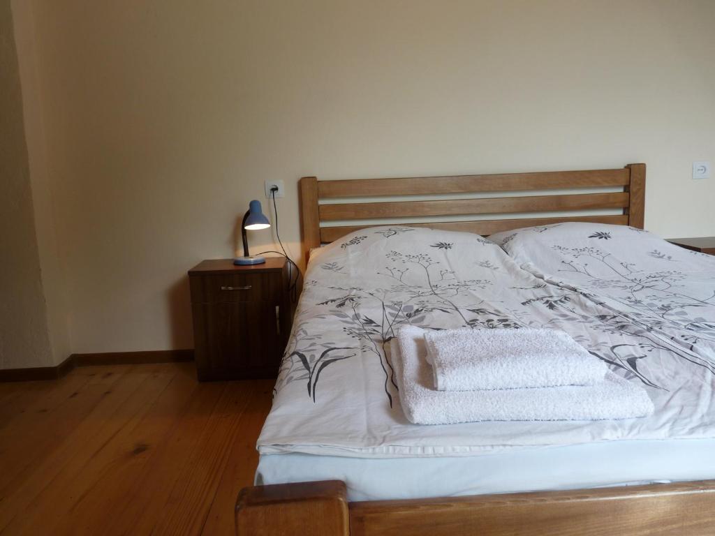 Llit o llits en una habitació de Guesthouse Mountain View