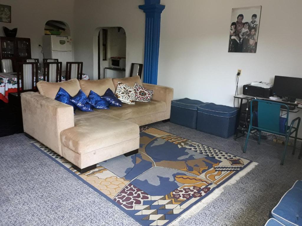 Posezení v ubytování Nueva Alborada Lodging House
