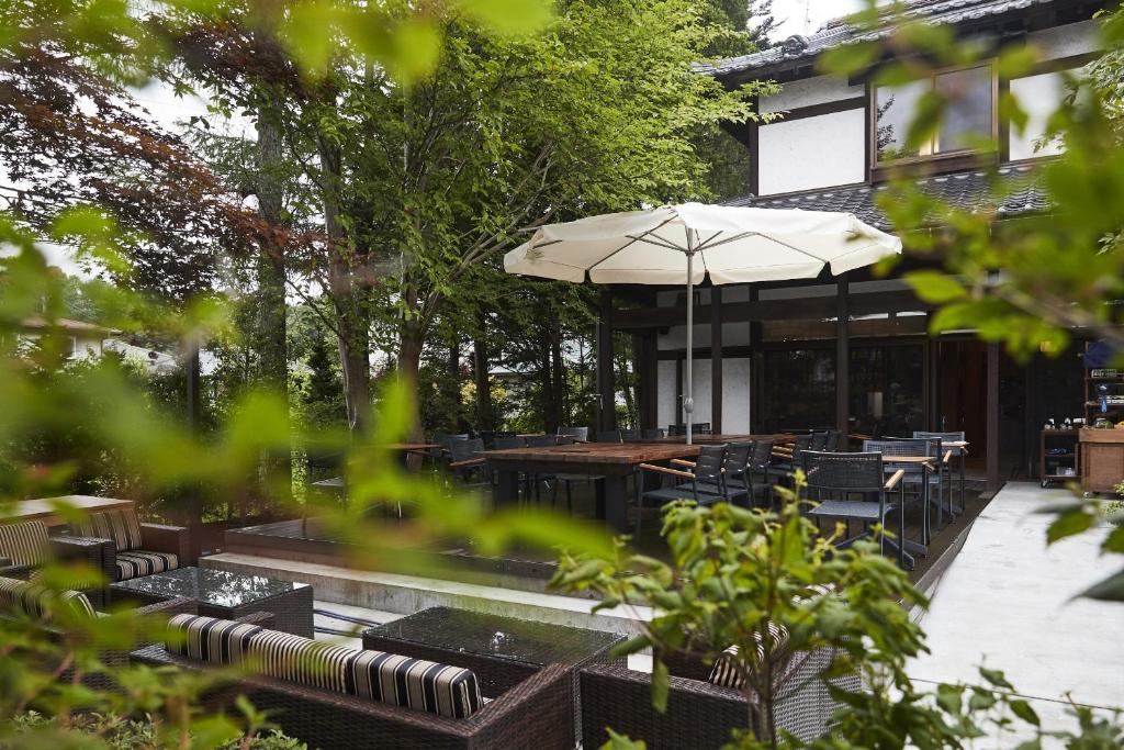 くつかけステイ 中軽井沢にある庭