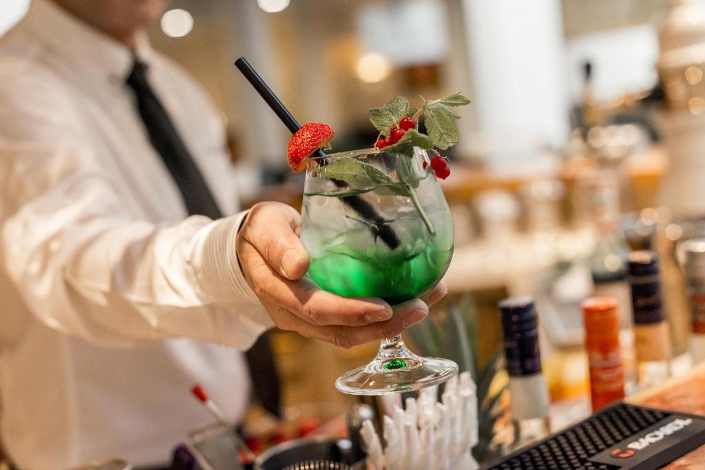 Nápoje v ubytování Hotel Metropole Interlaken