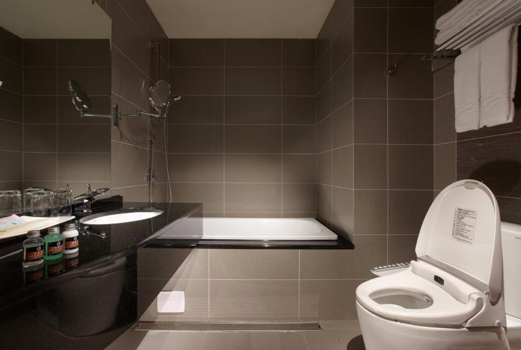 Koupelna v ubytování Taisugar Hotel Taipei