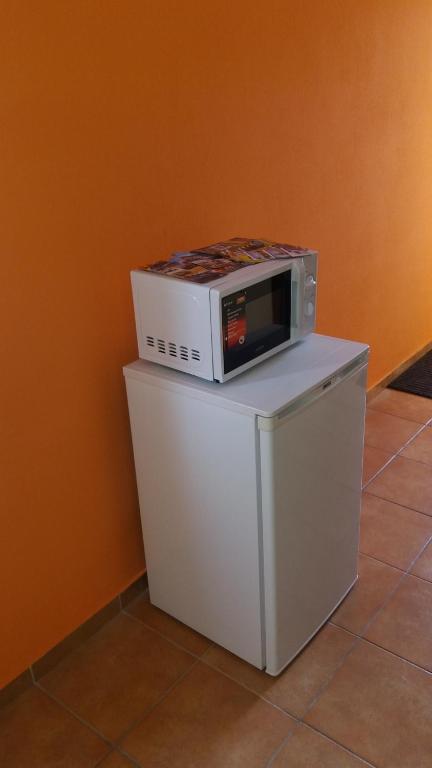 Kuchyň nebo kuchyňský kout v ubytování Penzion Fako