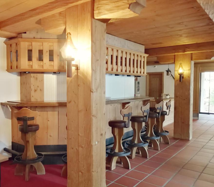Kuchyň nebo kuchyňský kout v ubytování Ambiente Mountain Style