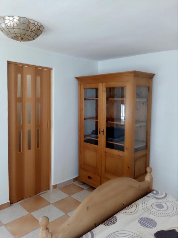 Postel nebo postele na pokoji v ubytování Penzion U kozy