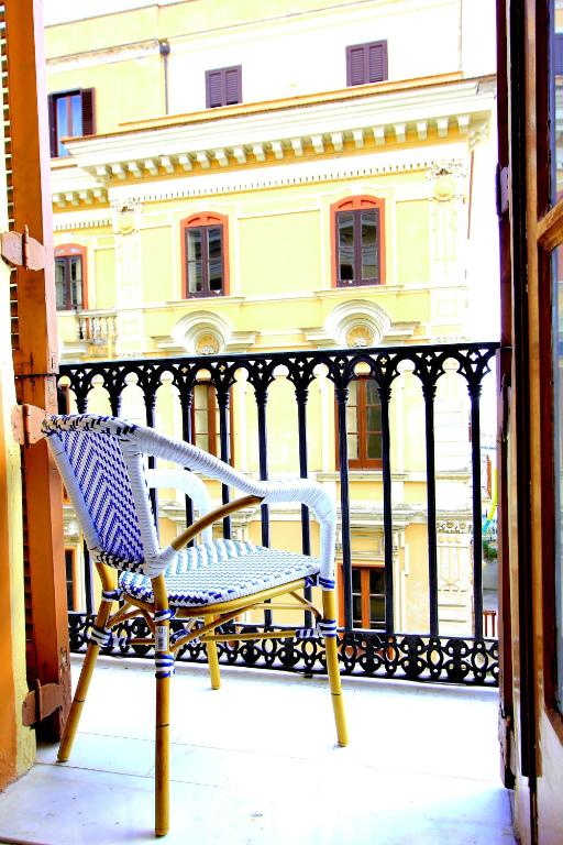 Balkón nebo terasa v ubytování B&B Vitruvio Suites