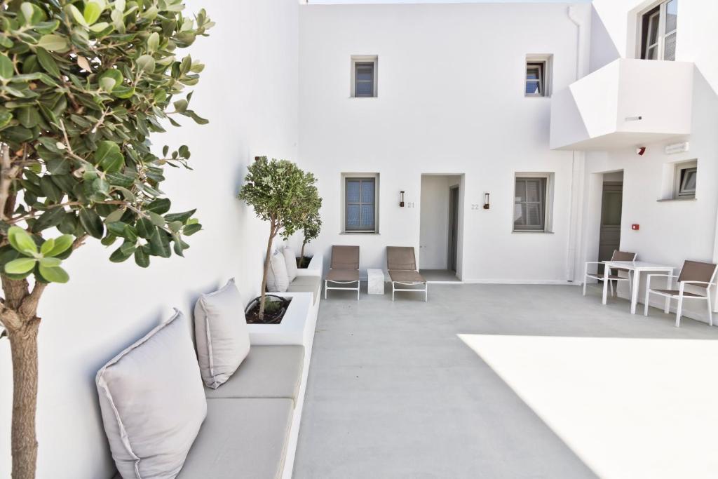 Posezení v ubytování Lindos Comfy Suites